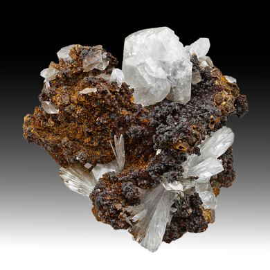 Calcite with Hemimorphite