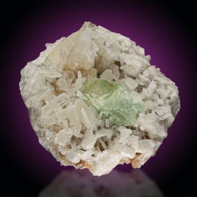 Augelite  on Quartz