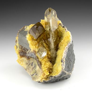 Barite with Calcite