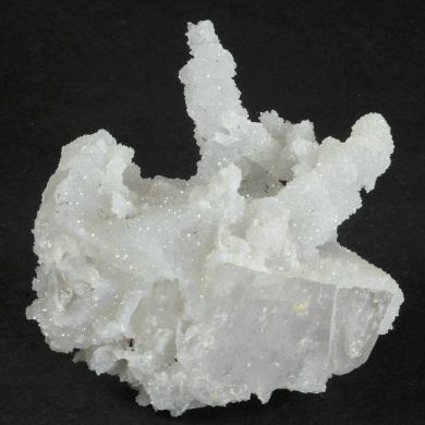 Quartz on Barite