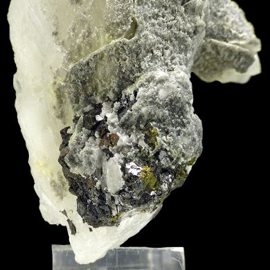 Quartz, sphalerite