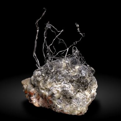 Silver with Calcite