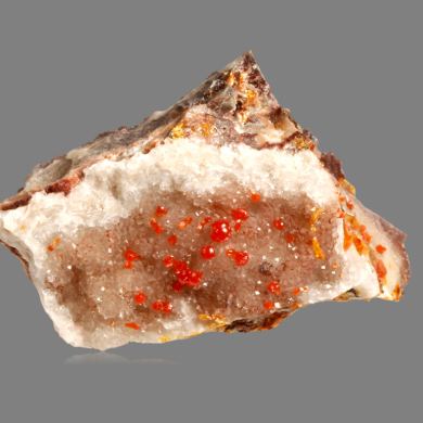 Mimetite on Quartz