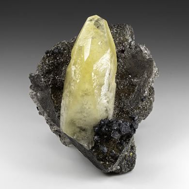 Calcite with Galena, Dolomite