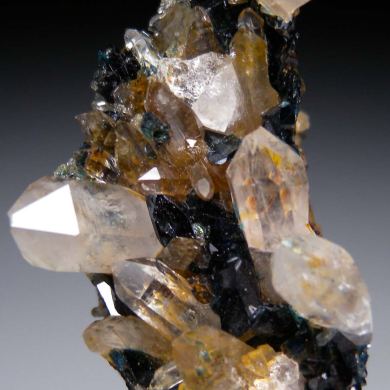 Lazulite with Quartz