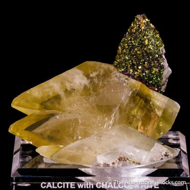 Calcite with Chalcopyrite
