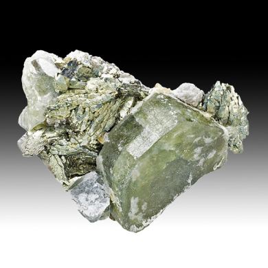 Fluorapatite with Arsenopyrite