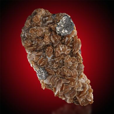 Bournonite  on Siderite