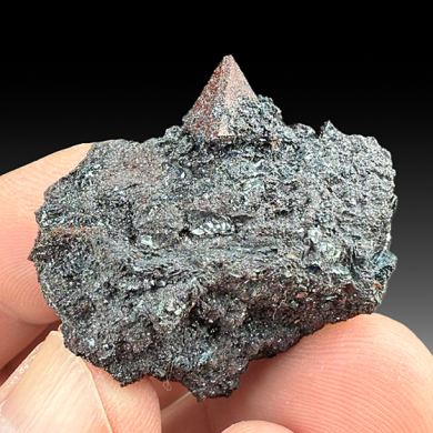 Zunyite with Hematite