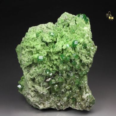 HEAZLEWOODITE, gem GARNET var. GROSSULAR var. CHROMIAN