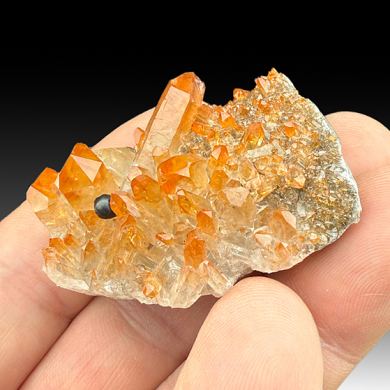 Quartz with Hematite