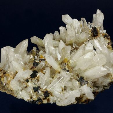 Danburite with Bornite