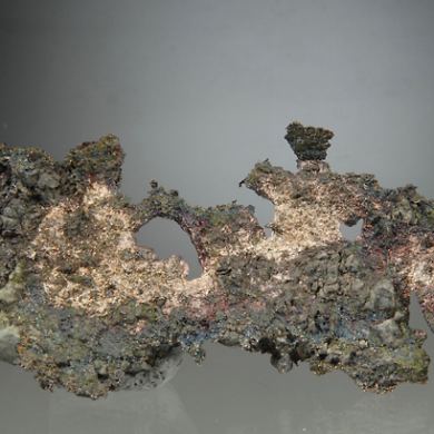 Native Silver with minor Copper
