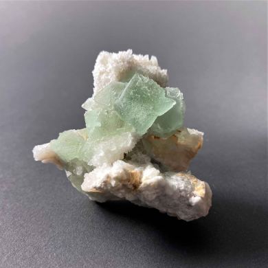 Fluorite on Quartz - Oatman, Arizona, USA