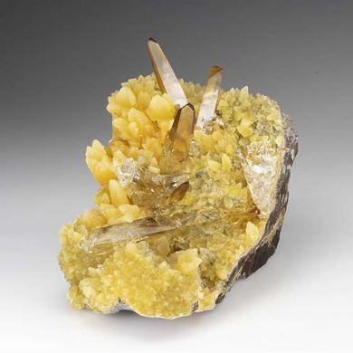 Barite with Calcite