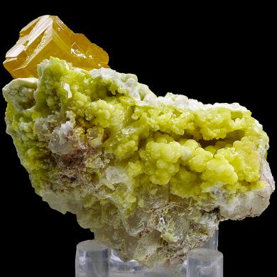 Wulfenite, phosphohedyphane