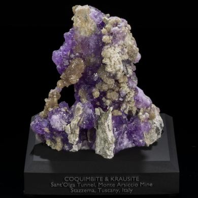 Coquimbite & Krausite from Italy