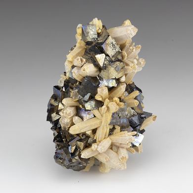 Arsenopyrite with Quartz, Sphalerite