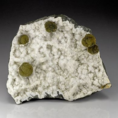 Gyrolite with Quartz