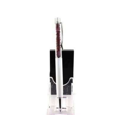 Raw Ruby mineral pen Madagascar.