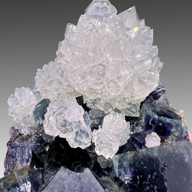 Fluorite, quartz OKORUSU