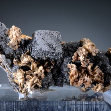 Galena with Ankerite  -old English specimen