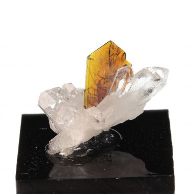 Brookite on Quartz