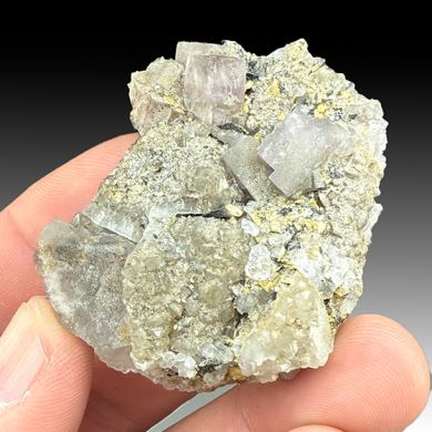 Fluorite with Quartz