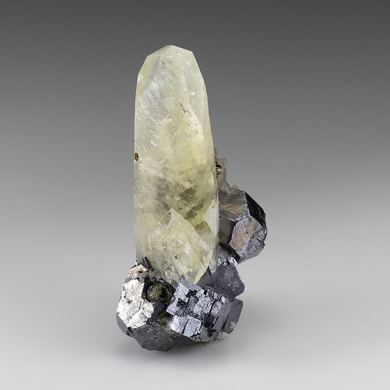 Calcite with Galena, Dolomite, Marcasite, Chalcopyrite