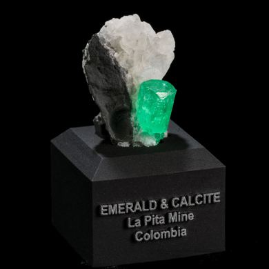 Emerald & Calcite from Colombia