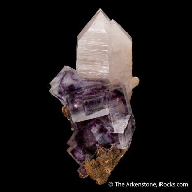 Fluorite with Quartz