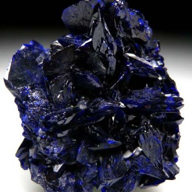 Azurite with Malachite