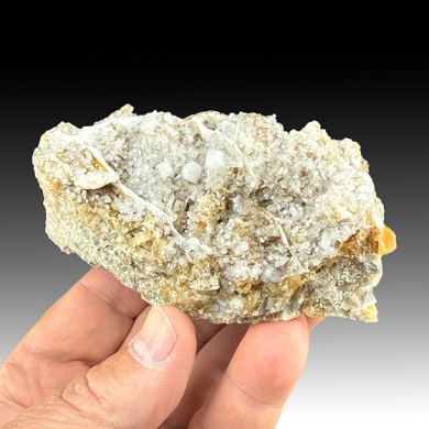 Harmotome with Calcite