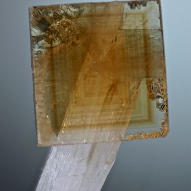 Fluorite on Celestite