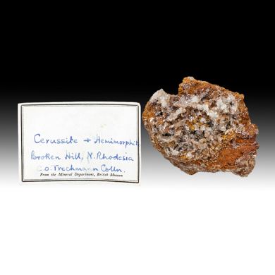 Cerussite with Hemimorphite