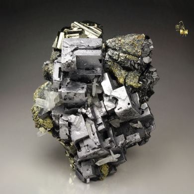 skeletal GALENA, CHALCOPYRITE