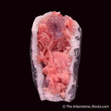 Fluorite in Rhodochrosite pocket