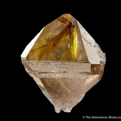 Smoky Quartz with Rutile and Hematite inclusion