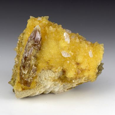 Barite with Calcite