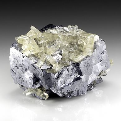 Galena with Calcite