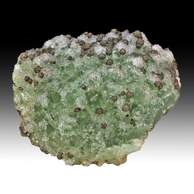 Fluorite with Pyrite, Quartz