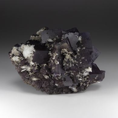 Barite with Fluorite