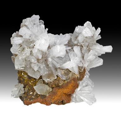 Hemimorphite with Calcite