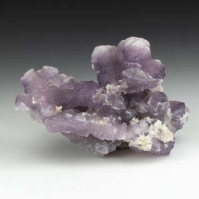 Fluorite on Quartz after Calcite