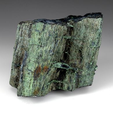 Chalcocite after Petrified Wood