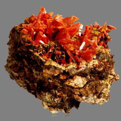 Crocoite with Pyromorphite