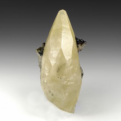 Calcite with Chalcopyrite, Dolomite