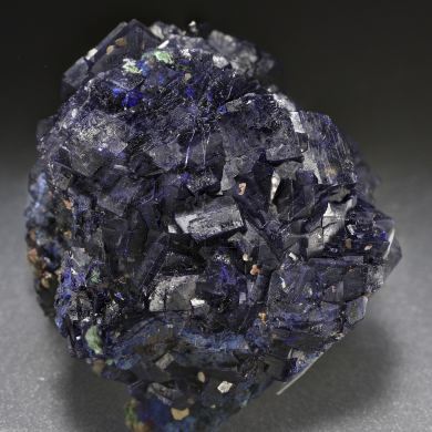 Azurite, Malachite after Cuprite