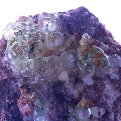 Opal var. hyalite CRAZY FLUORESCENCE