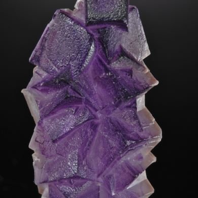 Fluorite -Stacked cast with Barite
